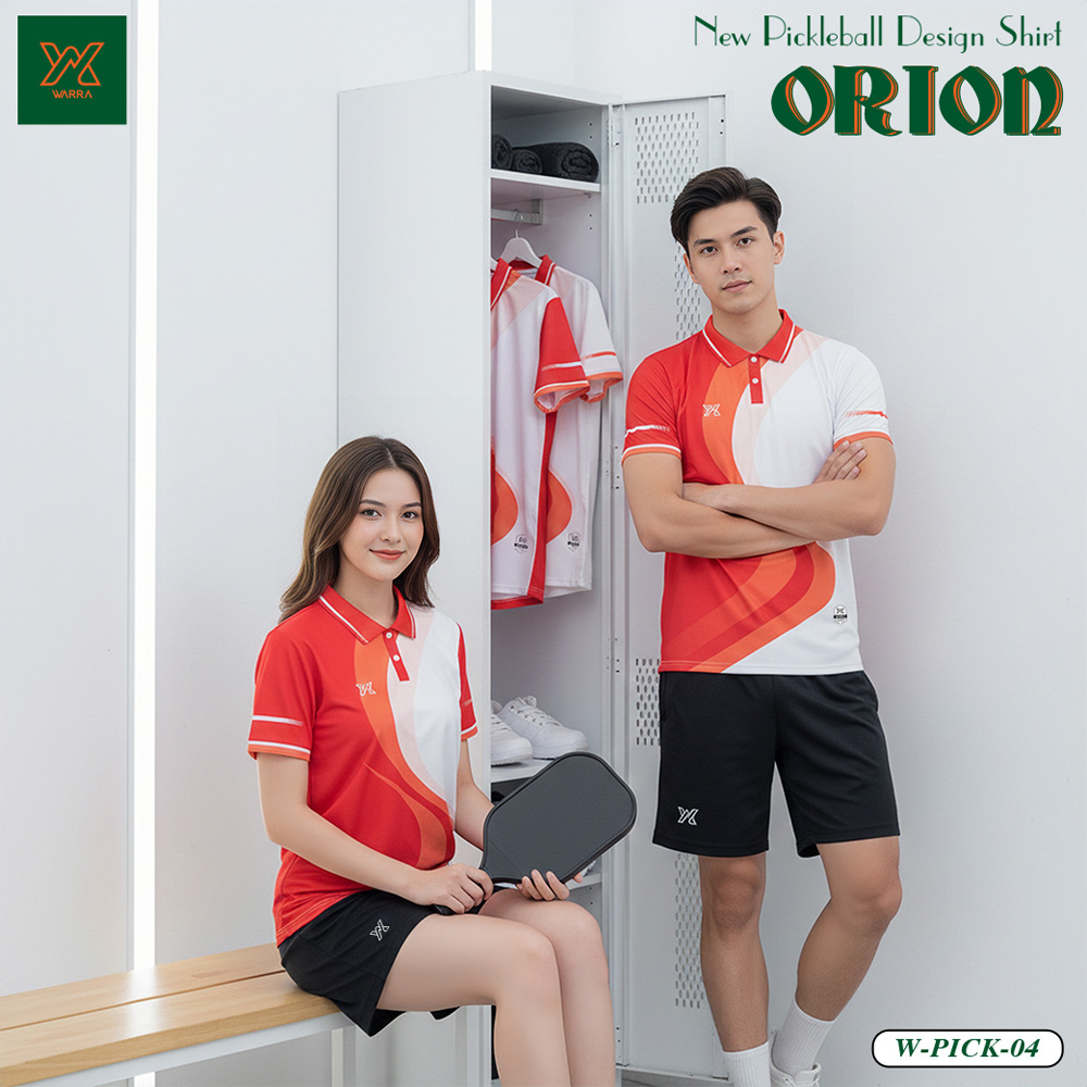 Áo Pickleball Warra W-PICK-04 Nam Nữ – 5 Màu Cá Tính