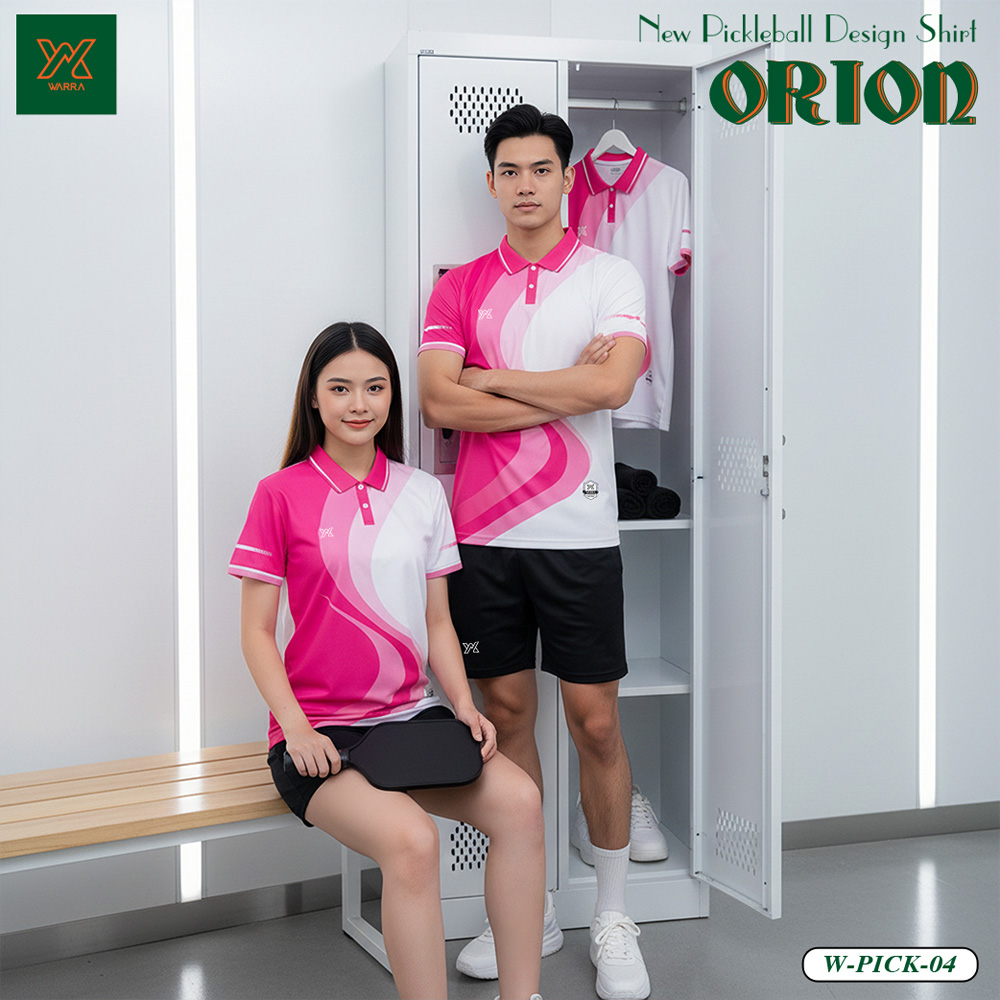 Áo Pickleball Warra W-PICK-04 Nam Nữ – 5 Màu Cá Tính