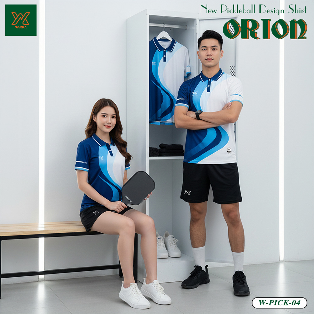 Áo Pickleball Warra W-PICK-04 Nam Nữ – 5 Màu Cá Tính