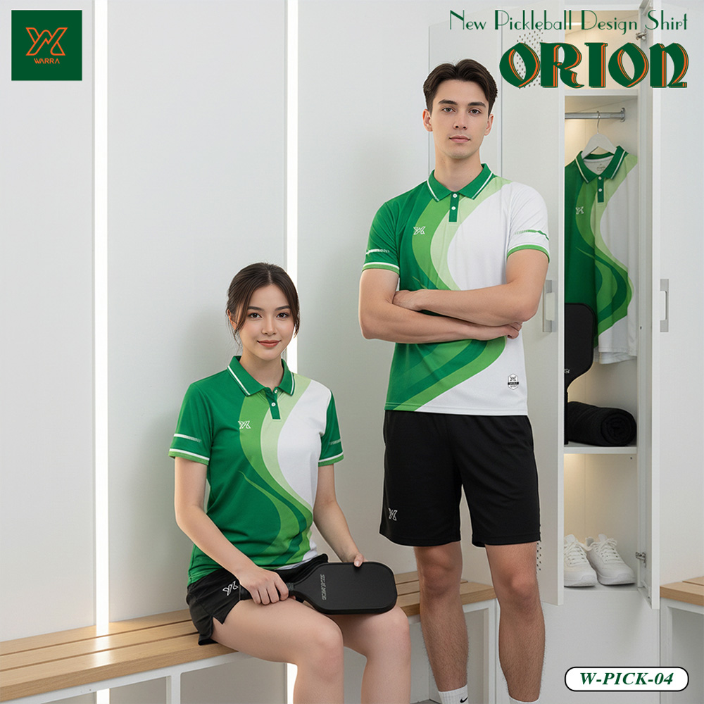 Áo Pickleball Warra W-PICK-04 Nam Nữ – 5 Màu Cá Tính