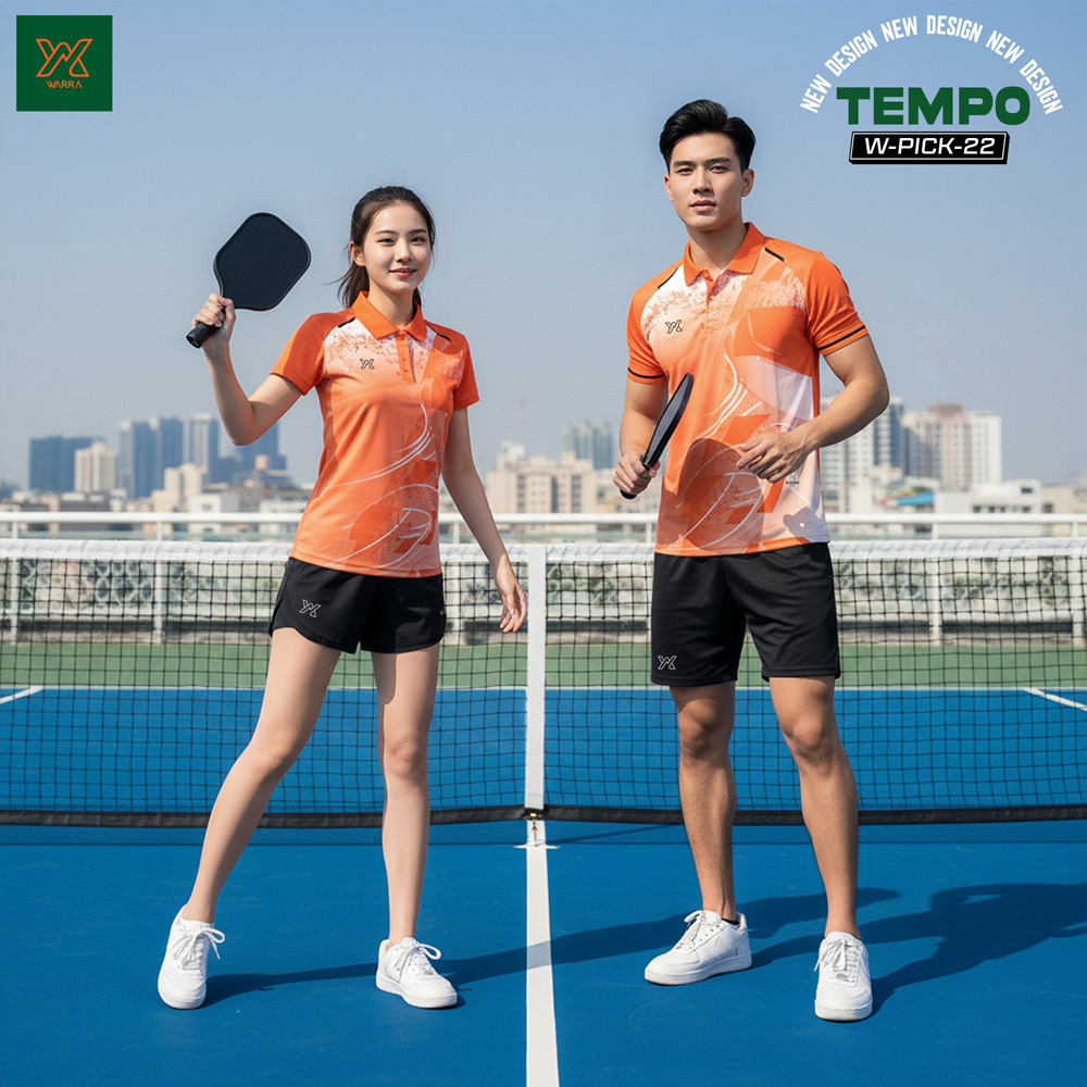 Áo Pickleball Warra W-PICK-22 Nam Nữ – 5 Màu Hiện Đại