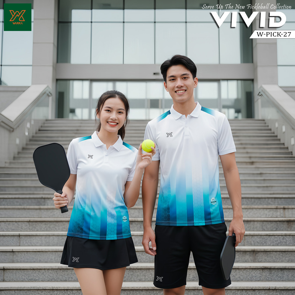 Áo Pickleball Warra W-PICK-27 Nam Nữ – 4 Màu Thanh Lịch